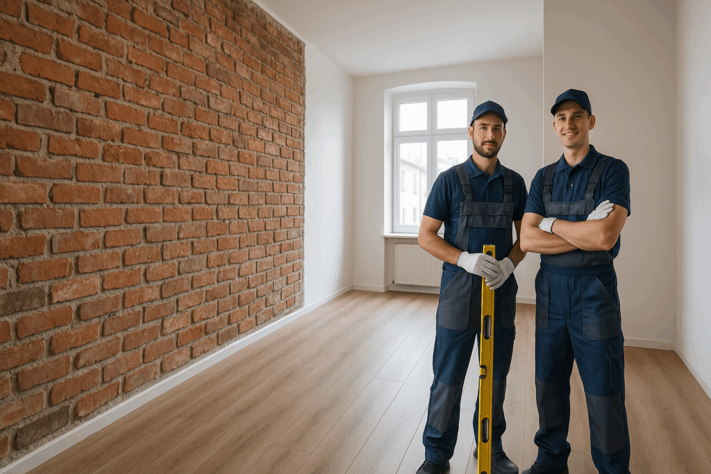 Ekipa Grupa Fachowo podczas remontu mieszkania w Bytomiu